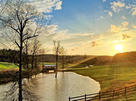 Late afternoon sunlight shining across the landscape image - Free stock photo - Public Domain ...