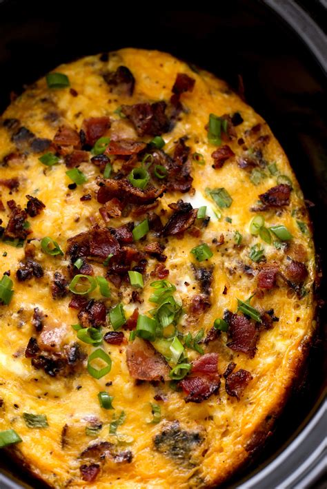 Slow Cooker Bacon, Egg & Hash Brown Casserole | ATE