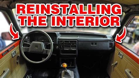 Putting The Interior Back Together | Mazda B2000 - YouTube