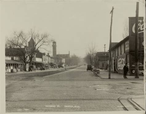 Railroad Street in Ironton. 1923 | Ironton ohio, The buckeye state, Ohio history