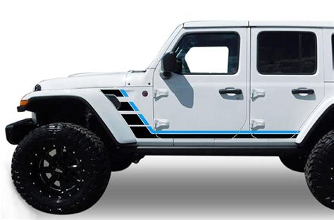 Rocket Stripes Graphics decals for Jeep JL Wrangler 2020, side sticker | Jeep jl, Jeep, Wrangler