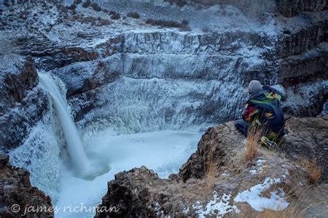 Frozen Palouse Falls, Washington State | Scenic, Palouse, Natural landmarks