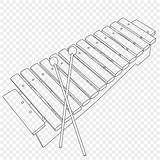 Xylophone Para Clipart Coloring Drawing Draw Colorear Dibujo Ingles  sketch template