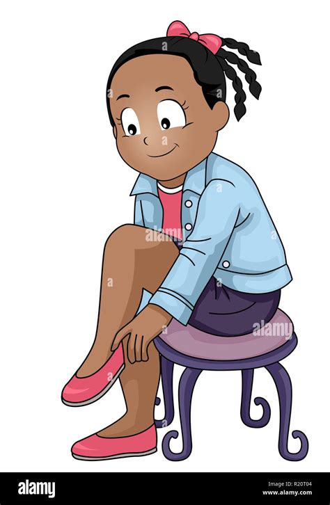 Little Girl Putting On Shoes Cartoon Vector Clipart FriendlyStock | lupon.gov.ph