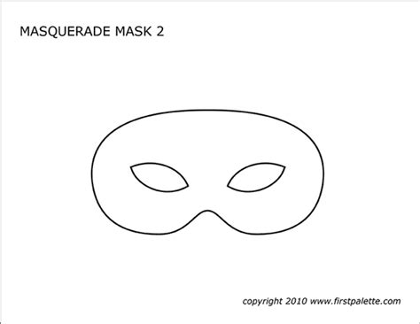 Men Masquerade Masks Templates Printables