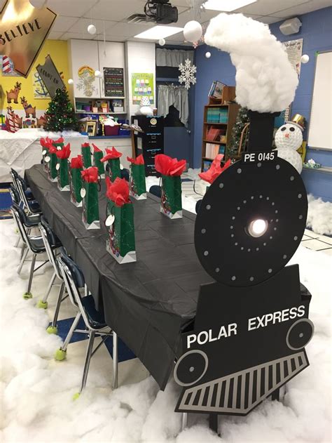 Polar Express Themed Party | Kids christmas party, Polar express ...