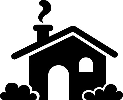 Clipart - House Icon Silhouette