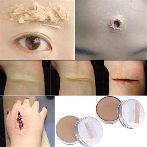 Special Effects Makeup Drama Wax Fake Scars Blood Skin Fake Wound Scar Wax Cosplay Special ...