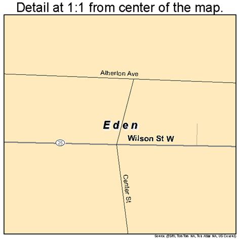 Eden Idaho Street Map 1624310