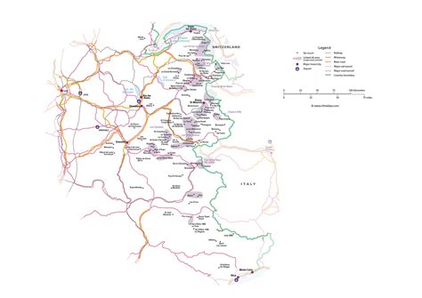 Map Of Ski Resorts France - Rhea Velvet