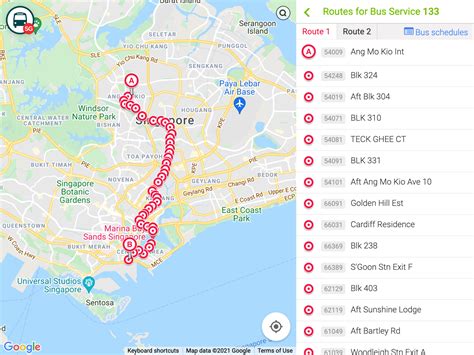 Designing bus service route diagrams on BusRouter SG – Lim Chee Aun