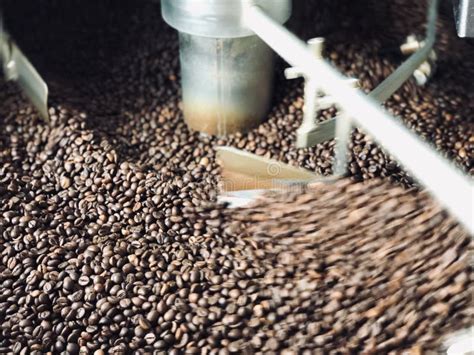 Roasting coffee beans stock image. Image of closeup - 168322395