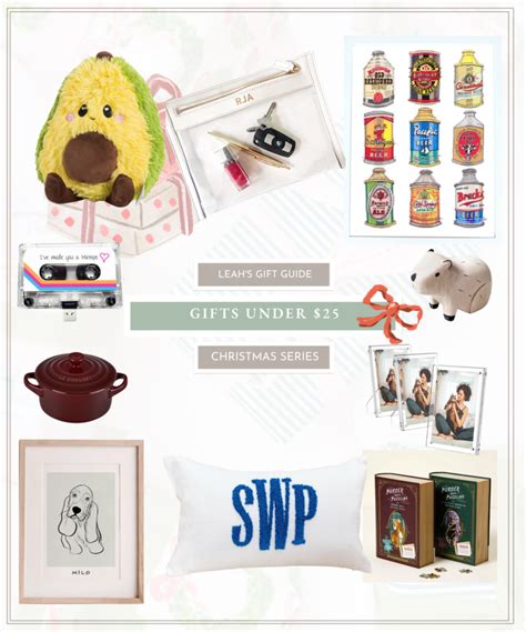 Gifts under $25 | leahsgiftguide.com