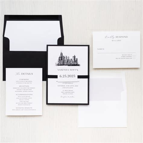 Chicago Wedding Invitations | Beacon Lane