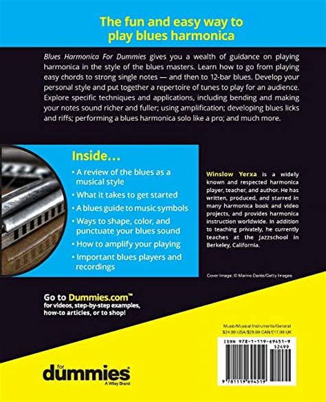 Blues Harmonica for Dummies (Paperback) - Walmart.com