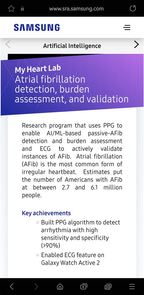 GW5 does NOT do background afib monitoring : r/GalaxyWatch