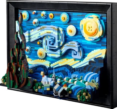 LEGO Ideas 21333 : le tableau de La Nuit étoilée de Vincent van Gogh façon LEGO dévoilé ...