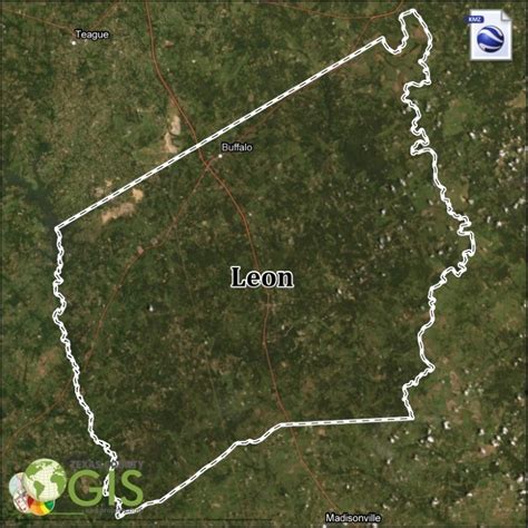 Leon County DGN Data - Texas County GIS Data