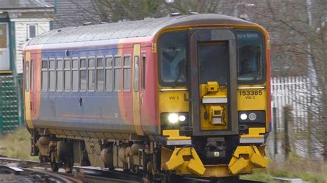 Network Rail Class 153 - 153385 Passes Havant For Eastleigh - Wednesday 11th January 2023 - YouTube