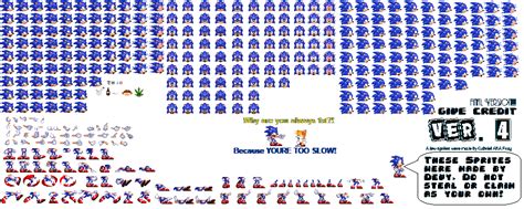 Sonic 3 Sprites Rigged V4 (reupload) by SuperGoku809 on DeviantArt