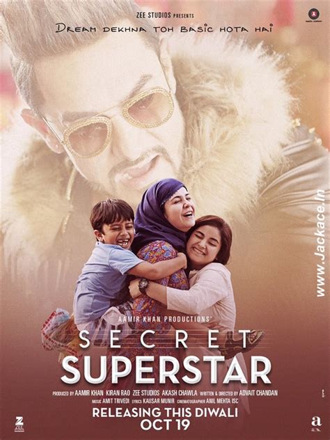 Secret Superstar: Box Office, Budget, Hit or Flop, Predictions, Posters ...