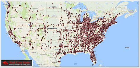 Wendy’s USA Store Map - Red Lion Data