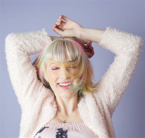 Pastel rainbow hair | Pastel rainbow hair, Rainbow hair, Retro inspired fashion