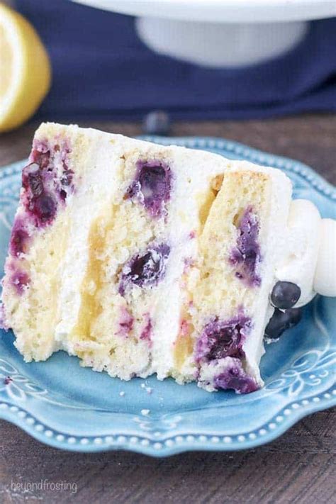 Blueberry Lemon Mascarpone Cake - Beyond Frosting