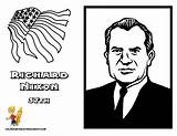 Richard Nixon Coloring Page  Home sketch template