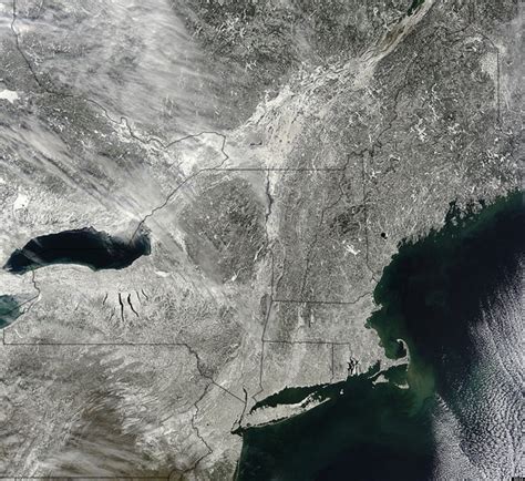 Satellite Image Of Snow: Northeast Winter Storm Caught On Camera | HuffPost