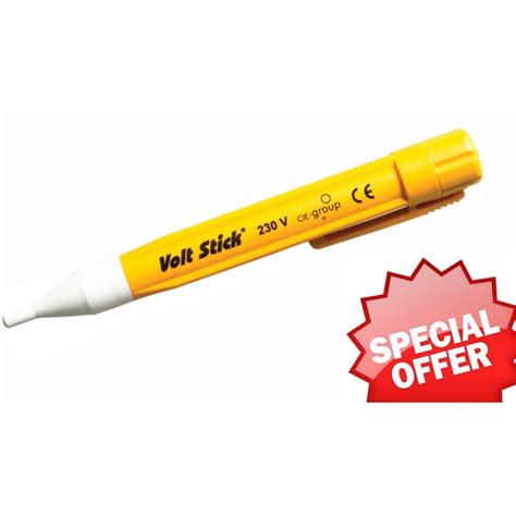 Volt Stick 230Y Non-Contact Instant Voltage Tester in Yellow,