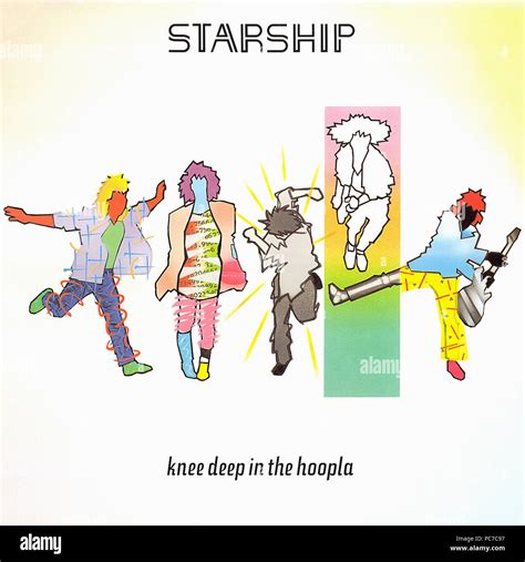 Starship – Knee Deep in the Hoopla - vintage vinyl cover album (Front Stock Photo - Alamy