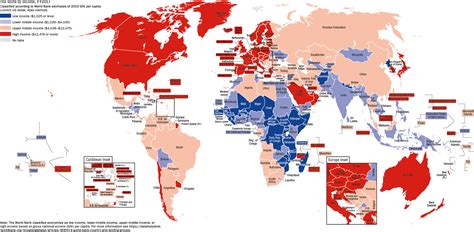 The world by income (2017) - Vivid Maps