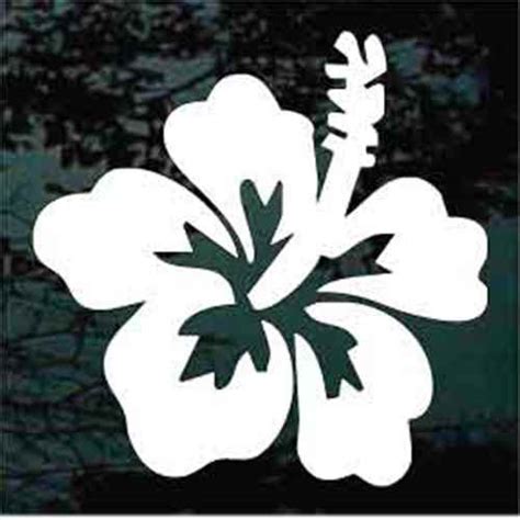 Hibiscus Car Decals & Window Stickers | Decal Junky