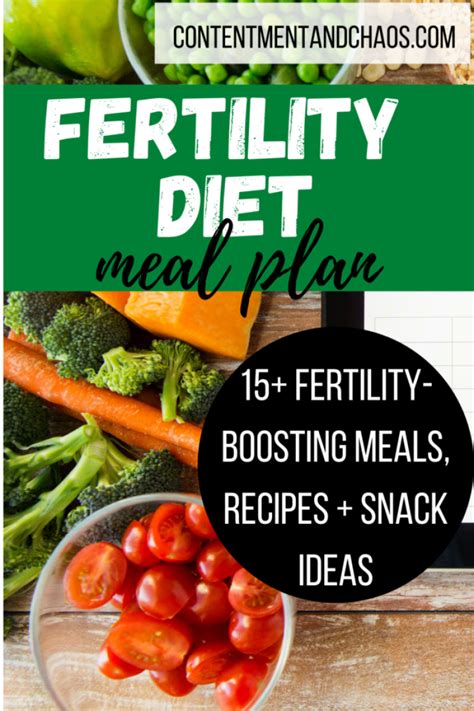 The best fertility diet meal plan recipes – Artofit