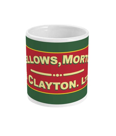 Fellows, Morton & Clayton Ceramic Mug - Red, Green & Yellow | The Canal Shop Company