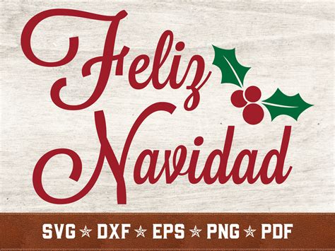 Feliz Navidad SVG Weihnachten Svg Dxf Eps Png pdf Vektor | Etsy