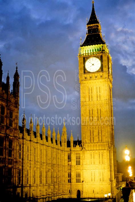 Photo of Big Ben at Night by Photo Stock Source - building, London, England, big ben,clock ...