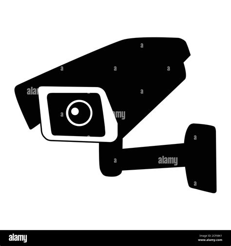 Surveillance camera vector icon. Surveillance monitors. Camera cctv ...