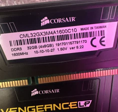 32GB (4 X 8GB) CORSAIR VENGEANCE LP 1600MHZ DDR3 COMPUTER RAM MEMORY | eBay