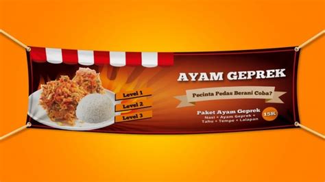 45 Desain Spanduk Ayam Geprek - IMAGESEE