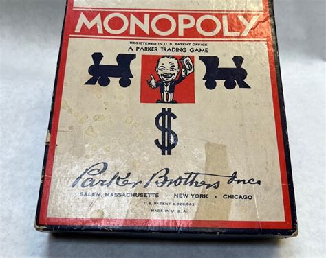 Vintage Monopoly Game Pieces, Rules, Box From About 1947 - Etsy