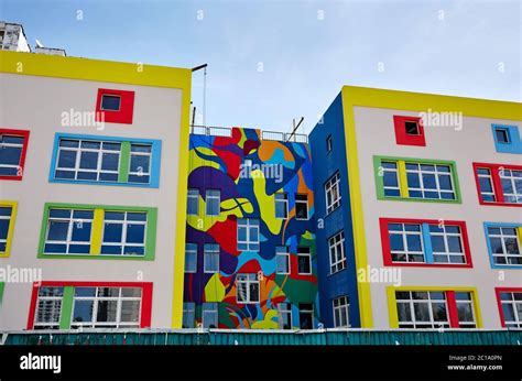 Kindergarten building exterior hi-res stock photography and images - Alamy