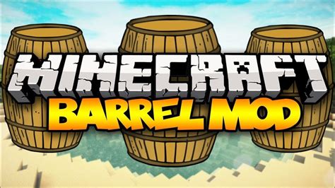 Minecraft: BARRELS! (Holds THOUSANDS of Blocks!) | Mod Showcase - YouTube