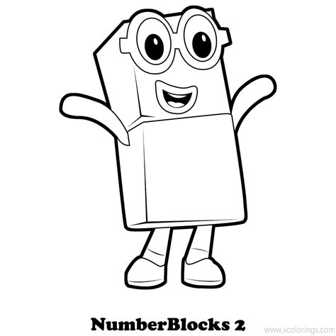 Numberblocks Coloring Pages 12 - XColorings.com