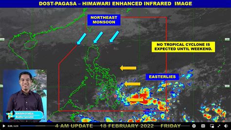 Northeast monsoon impacting Northern Luzon, easterlies bringing rain to ...