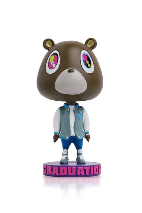 Kanye West Graduation Bear Bobblehead Yeezy College Dropout Life of ...