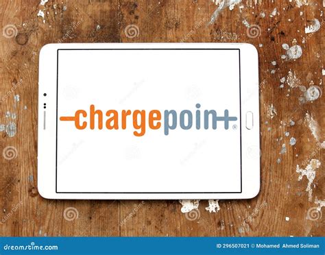 ChargePoint company logo editorial photo. Image of smartphone - 296507021