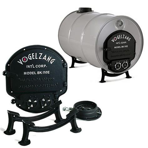 Vogelzang Deluxe Airtight Barrel Wood Stove Kit | eBay