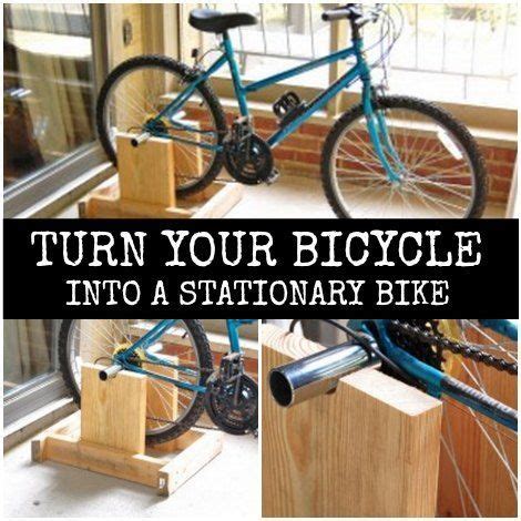 DIY Stand To Turn Your Bicycle Into A Stationary Bike | DIY Gift World | Biking diy, Diy ...